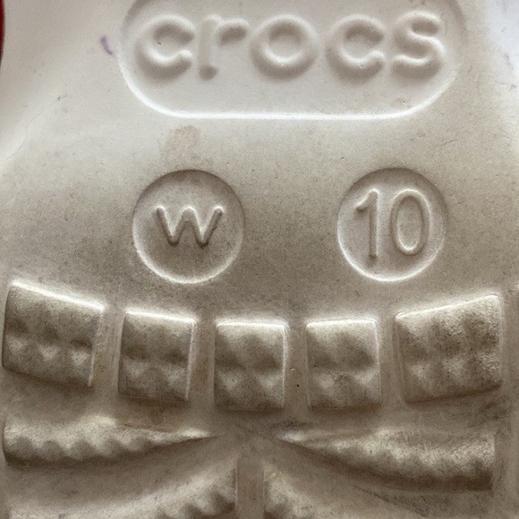 Crocs platform women’s size 10 white clogs “unisex” - Picture 8 of 13
